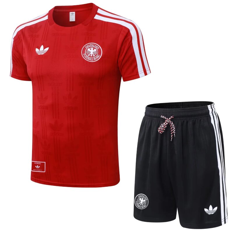 AAA Quality Germany 26/27 Red Retro Model Training Kit Jerseys